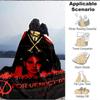 1pc V for Vendetta Flannel Throw Blanket - HD Printed Lightweight Soft Warm All-Season Blanket for Sofa, Bed, Travel, Camping 084