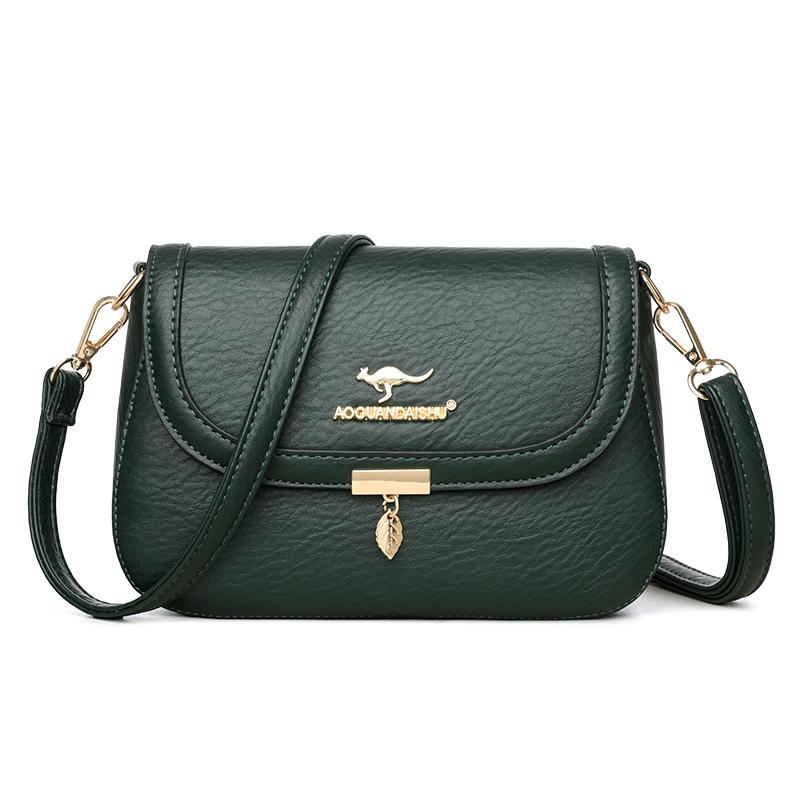 Hochwertige weiche PU-Leder Umhängetasche, Modische Damen Schulter-Crossbody-Tasche, Lässige Schultertasche geeignet für den täglichen Gebrauch und zum Einkaufen