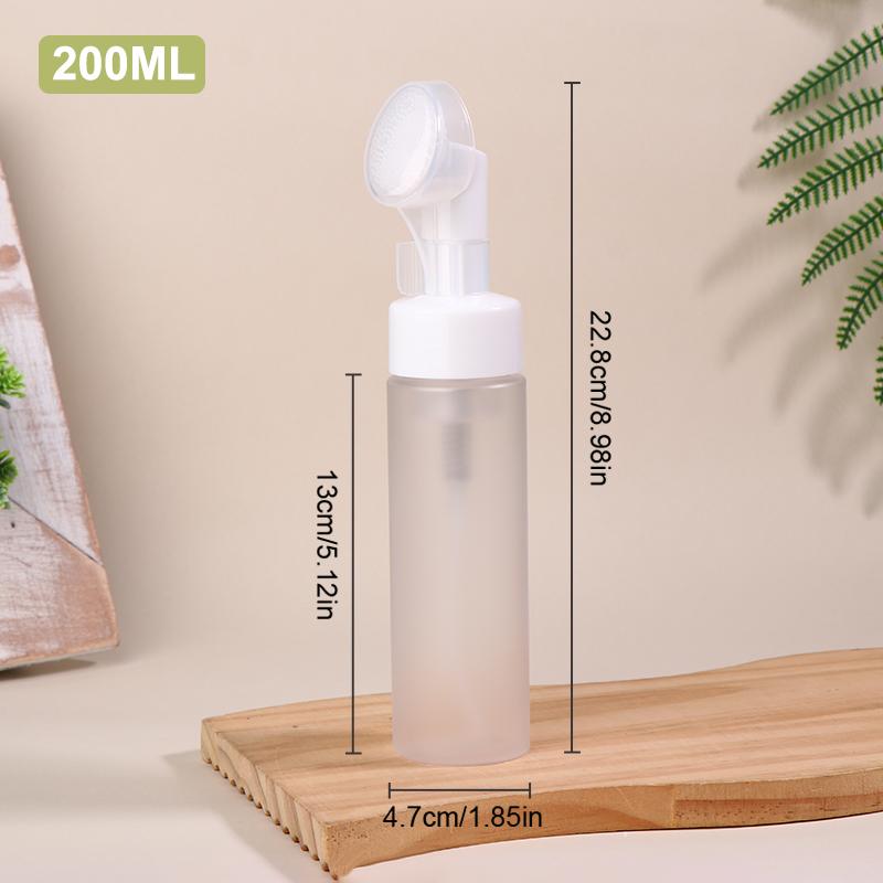100/120/150/200/250Ml Empty Facial Cleanser Mousse Foam Gel Head Wash Brush Foam Bottle Pressure Type Cleansing Milk Foaming
