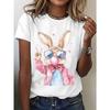 Easter Women's T Shirt Print Graphic AnimalTops Daily Weekend Summer