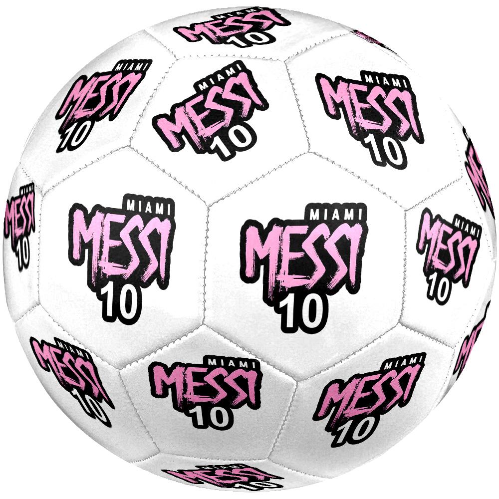 Farbenfrohes Messi-Logo-Design Größe 5 Fußball Maschinengenäht Indoor/Outdoor Training und Spiele für Fußballzubehör