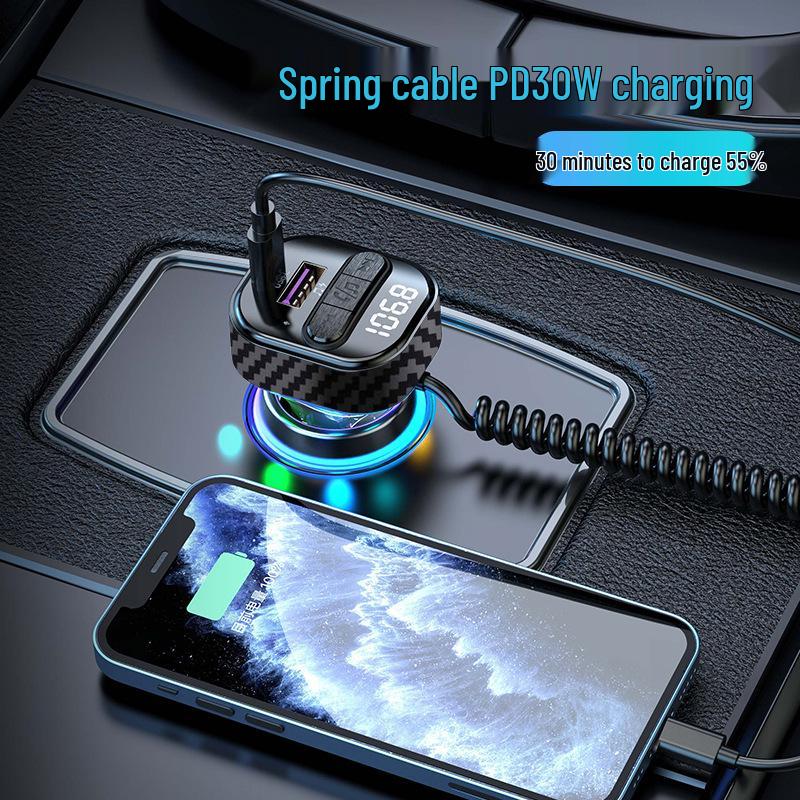 Auto Bluetooth FM Transmitter mit QC3.0 PD30W Schnelllader