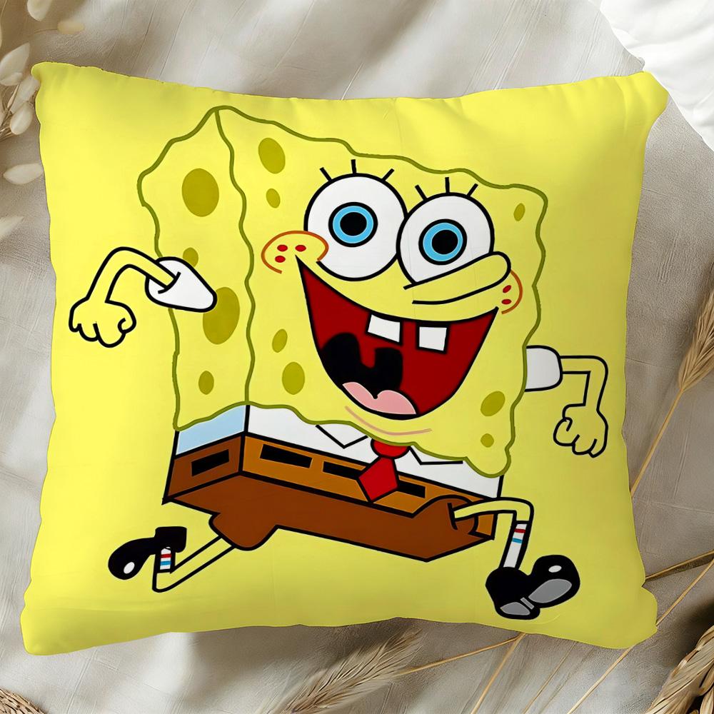 Decorative Pillowcase S-Sponge B-Bob Room Decorating Items Cushions Cover Personalized Gifts Interior Decoration Pillow Cases
