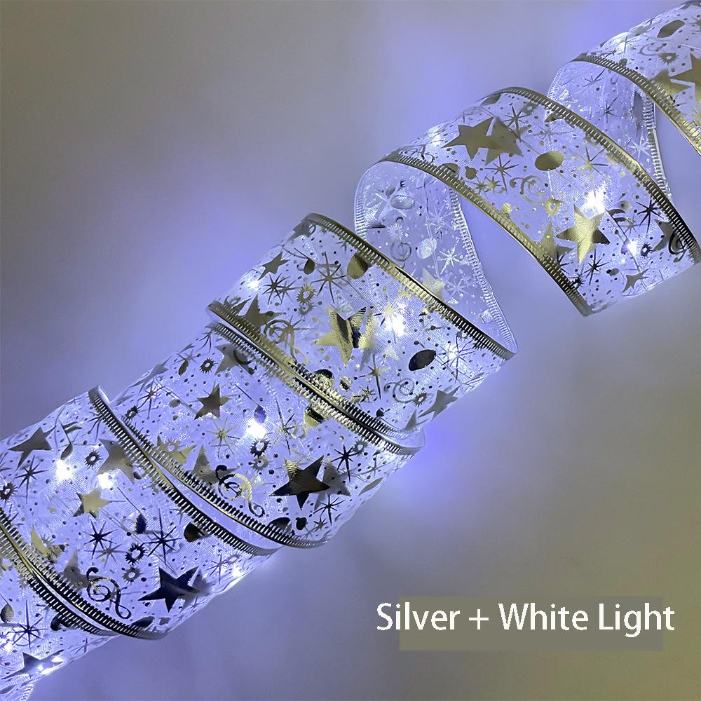 

2 шт. светодиодные ленты для украшений, гирлянды на батарейках, гирлянды для рождественской елки, украшения для домашней вечеринки и свадьбы Size 1