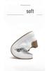 Men's Spring Breathable White Leather Trendy Versatile Board Shoes