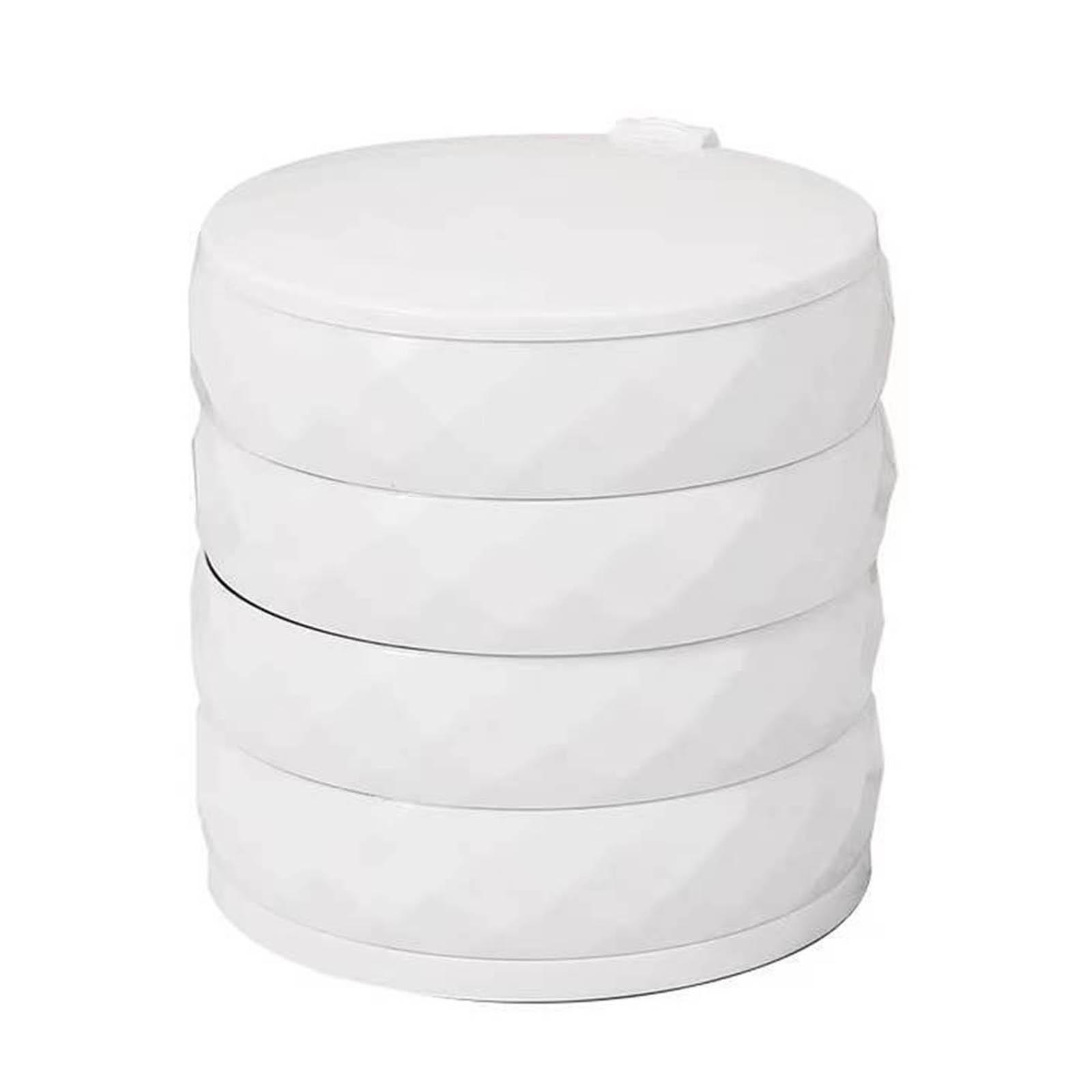 

Многослойное хранилище ювелирных изделий, вращающаяся пластиковая подставка для ювелирных изделий, шкатулка для колец и сережек, витрина для ювелирных изделий, органайзер для сережек, стол белый