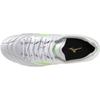 Soccer Cleats Monarcida NEO 3 WIDE ELITE Wide Super White Pearl x Neon 3E [Mizuno] - Fit, Lightweight, Green, 26.5 cm,