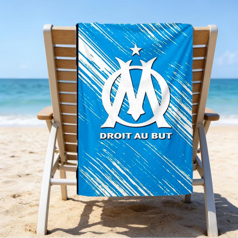 Flame Logo Design Printed Beach Towel, Super Soft Microfiber, Perfect Gift Birthday, for Pool, Beach, Travel, for family and friends