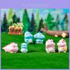 Cute Resin Dinosaur Desktop Decoration Lovely Cartoon Animal Figurine