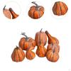 8x Artificial Pumpkins Decoration Foam Autumn Harvest Simulation for Festival