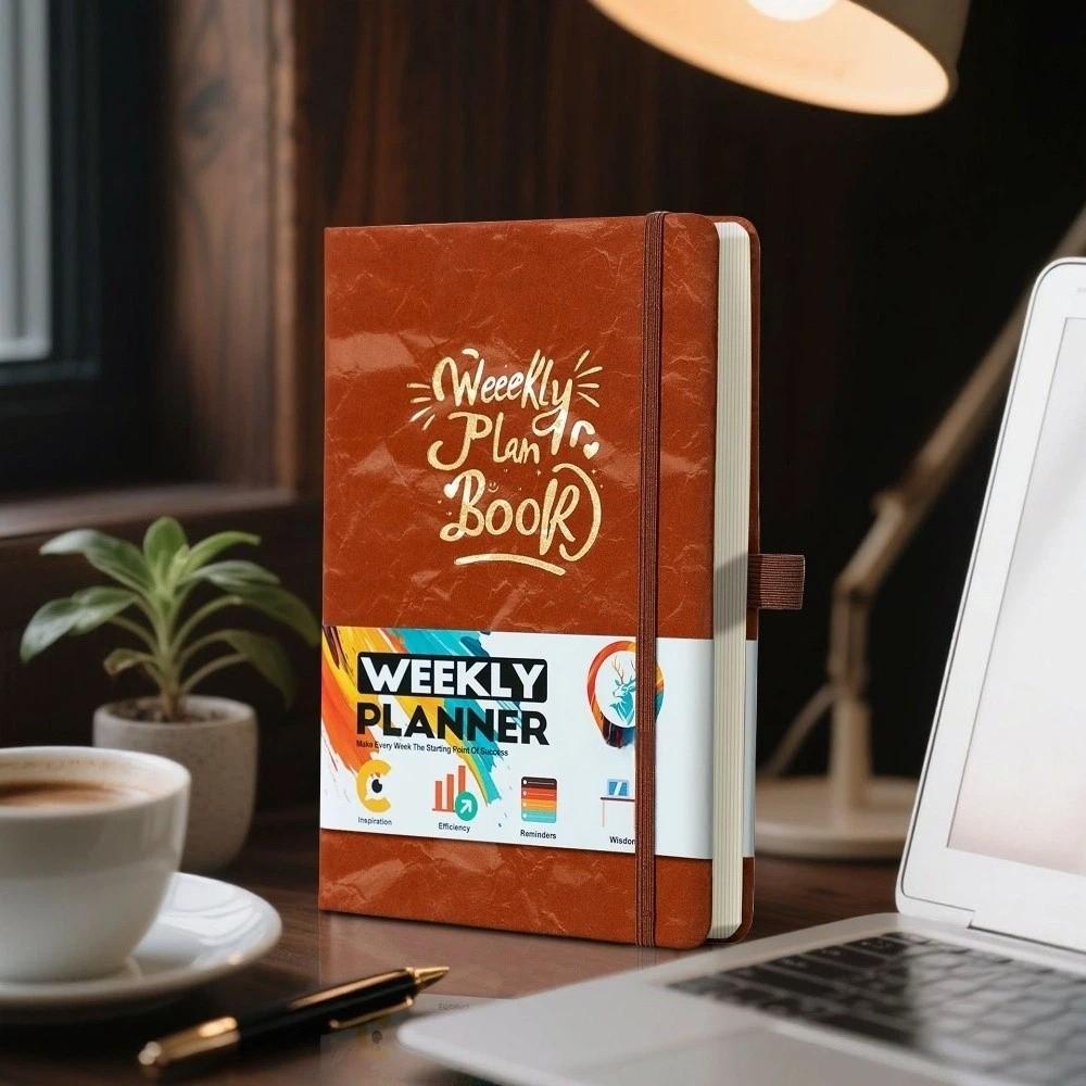 English Edition A5 Weekly Planner To-do List Personal Schedule Planner Cash Budget Book  Study Work