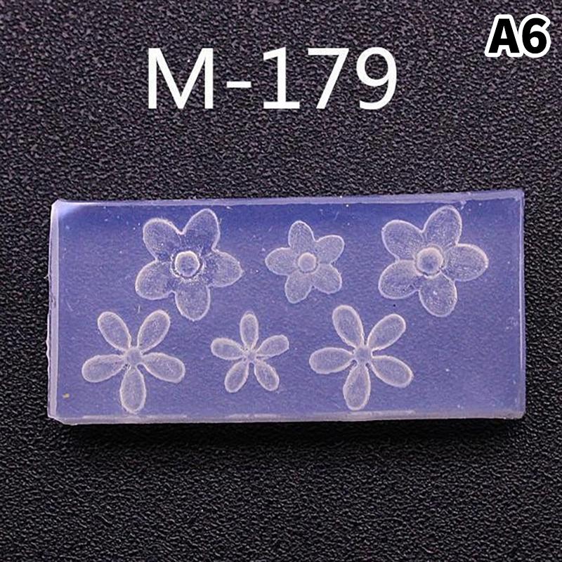 Cartoon Silicone Nail Mold Bow Flower Nail Decorations Nails Diy Design Stereoscopic Stamping Plate Manicure Tools Art Supplies