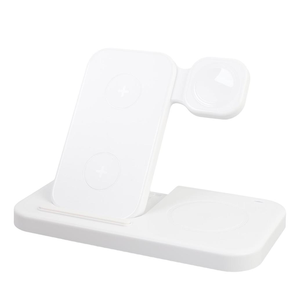 4 In 1 Wireless Charging Station Fit for IWatch Foldable 15W Charger Station for Phone Headphone