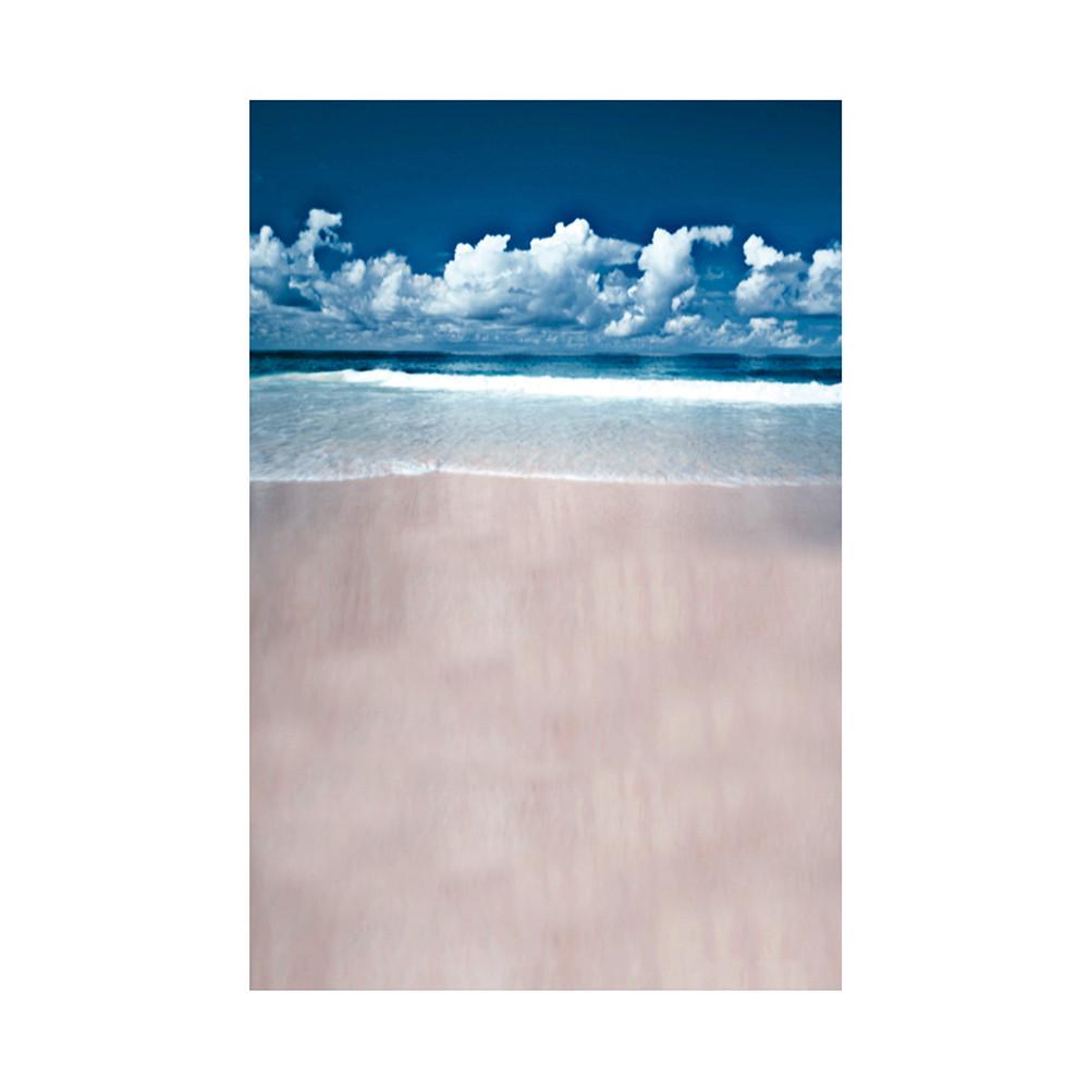 Sommer Meeresstrand Fotografie Hintergrund Tropischer Ozean Palme Sand Malerischer Hintergrund für Fotostudio Porträt Videoaufnahme Party Dekoration Requisiten
