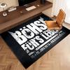 1pc Böhse Onkelz Band Print Area Rug - Soft, Washable Non-Slip Indoor Mat, Living Room, Home Office Decorative Rug,Office Decorative