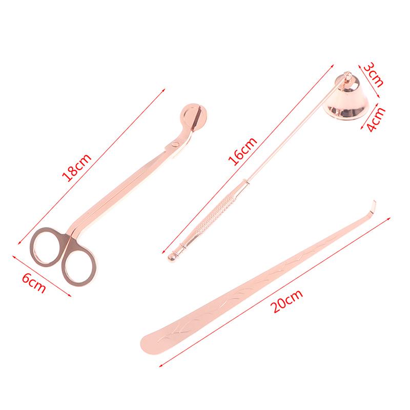 3 Stück/Set Dochtschneider Kerzendochtschere Dochtlöscher Kerzendocht Zubehör