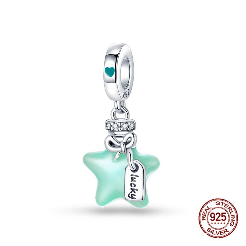 925 Silber Menschenfressende Blume Charms Perlen für DIY Schmuck 3mm Armband Damen Ringe Geschenke