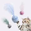 Starry Sky Feather Cat Toy - Lightweight EVA Foam Ball