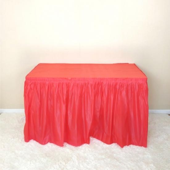 Saia de Mesa Chamativa Lavável PEVA Decorativa Impermeável Cobertura para Mesa de Escritório para Casa