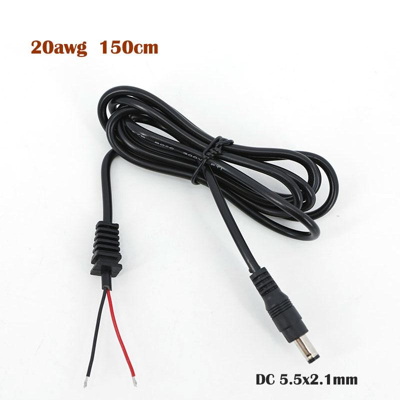 5.5x2.1mm 5.5x2.5mm DC male Power Charger right angle Plug supply Cable Connector for PC Laptop power adapter repai