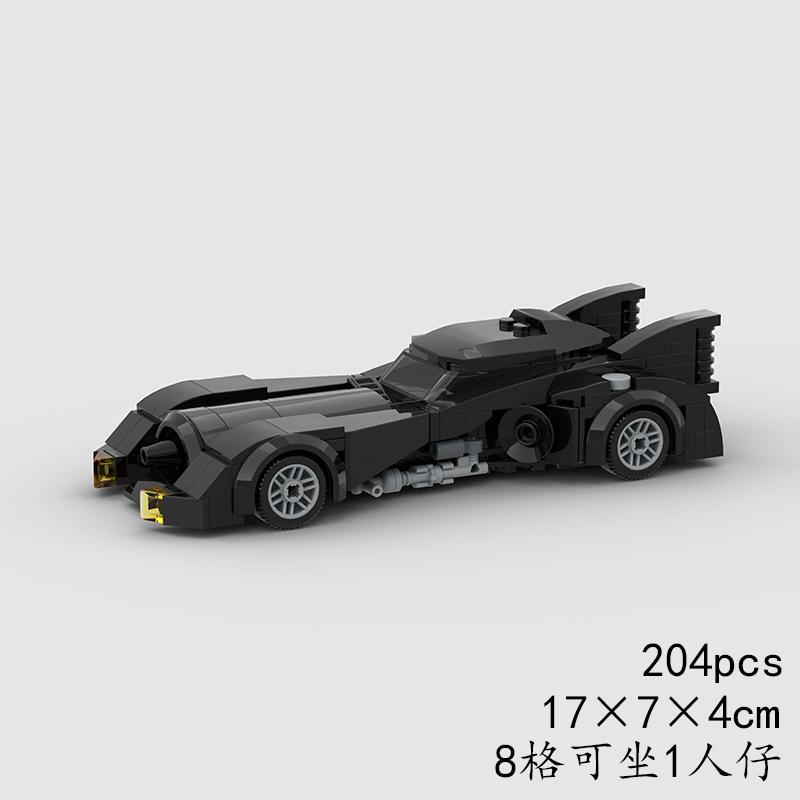 Technischer Speed Car MOC Stadtfahrzeug Rennwagen Rallye Bausteine Ziegel Set Retro Ornament DIY Spielzeug für Erwachsene Geschenke