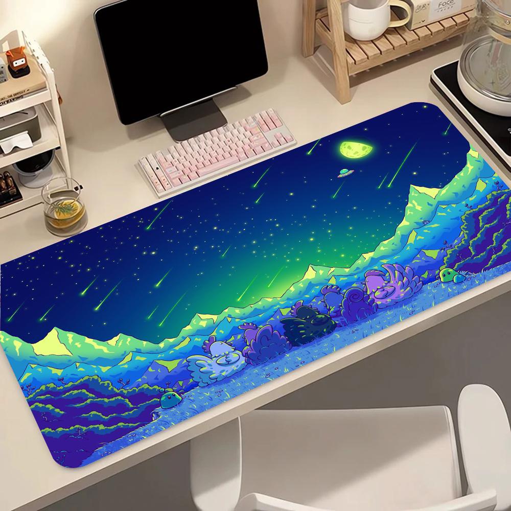 S-stardew Valley Pattern Game Mousepad Pad Rubber Mouse Mat Desk Gaming Non Slip Table Mat Gamer Cabinet Mousepad Keyboard Pad