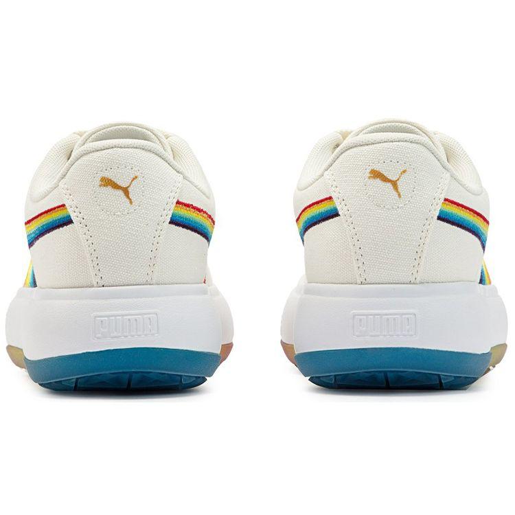 Puma Suede Mayu Prism Classic Low-Top Sneakers Women Sneakers Off-White Rainbow 387240-03