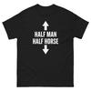 Half Man Half Horse Shirt and Kids Tshirt Funny Arrow Graphic Tee Sarcastic Centaur Humor Clothing