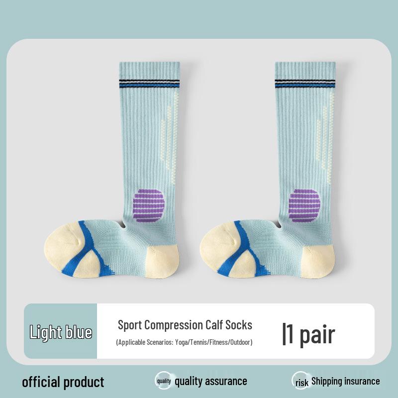 Women s Professional Compression Calf Socks for Sports, Fitness, Pilates, Yoga, and Cycling One Size