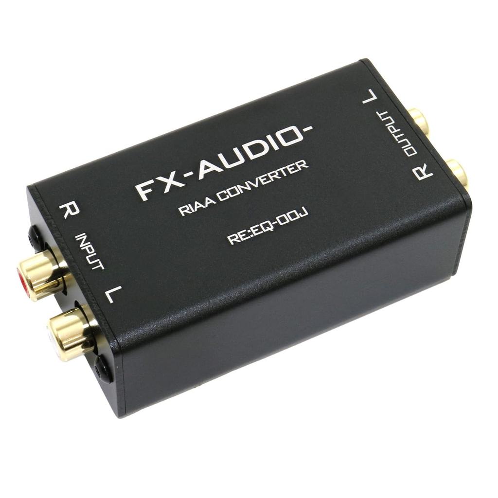 Inverse RIAA Equalizer RIAA Converter Converts signals to For use with amplifier phono equalizer phono input Ideal for operational FX-AUDIO- REEQ-00J