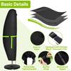 Housse de parasol déporté 420D Oxford 280×81×46 cm - Noir, imperméable et anti-UV