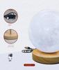 Rotating Moon Lamp Night Light—Creative Bedside Atmosphere Lamp for Bedroom or Desk