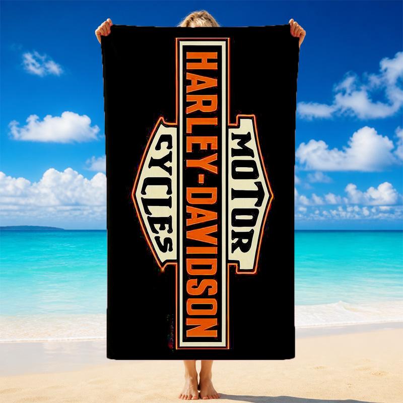 Asciugamano da Spiaggia in Microfibra Quick Dry Harley-Davidson Morbido Assorbente Resistente alla Sabbia per Spiaggia Piscina Viaggio Estate