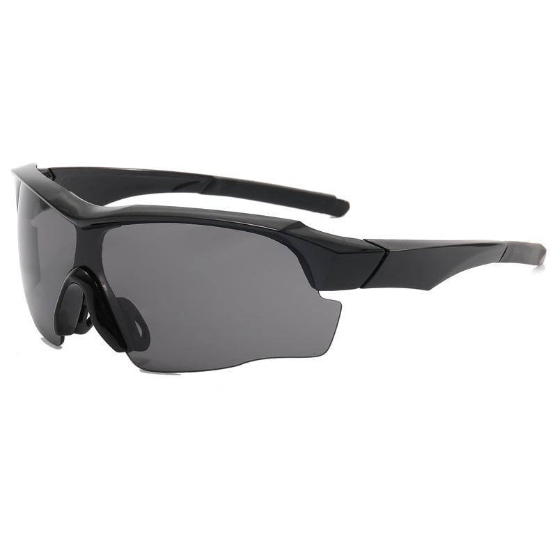 Colorful Windproof Cycling Sunglasses: Large Frame for Men and Women