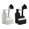 Liquid Hand Soap Dispenser Multifunctional Modern Pump Bottle Soap Dispenser with Brush and Sponge for Home Bathroom Bar Kitchen
