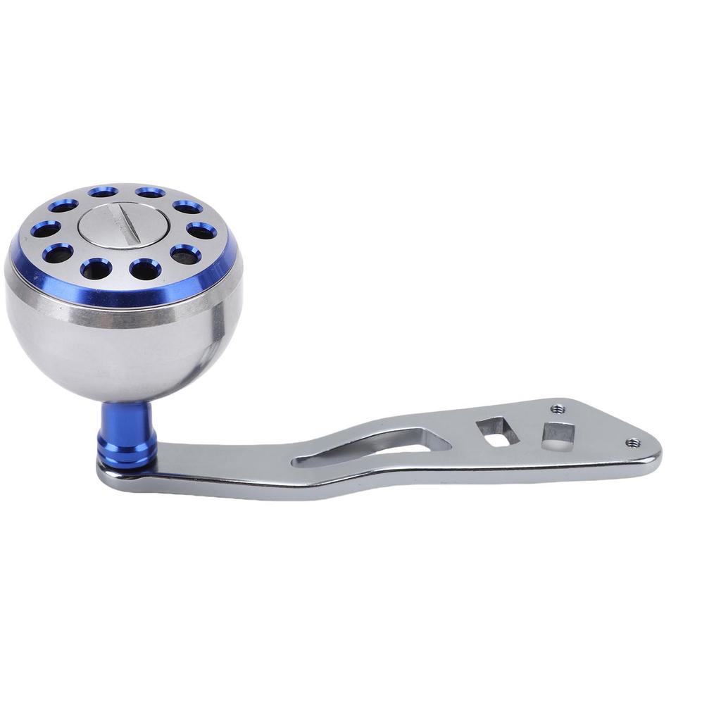 Fishing Reel Power Handle Aluminum Alloy Lightweight Ergonomic Baitcasting Reel Knob Handle Grip Red