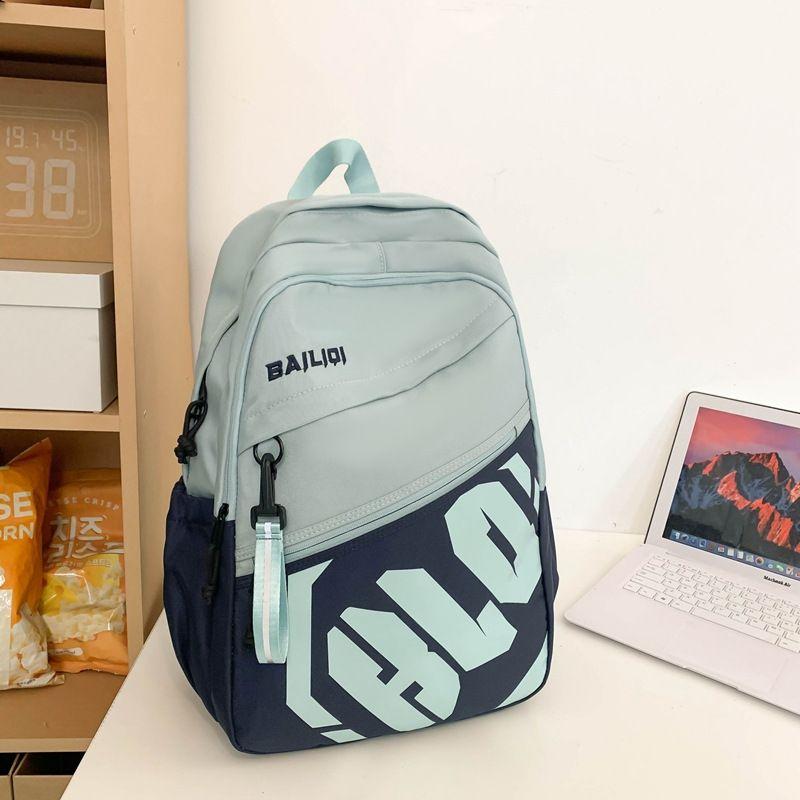 

Schoolbag Boys High School Students 2025 New Arrival Student Large Capacity Durable Backpack Men s Backpack Teenagers Green