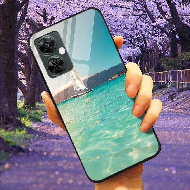For OnePlus Nord CE 3 Lite 5G Case Tempered Glass Hard Cover Soft Bumper for One Plus Nord CE3 Lite N30 Phone Shell Capa CE3Lite