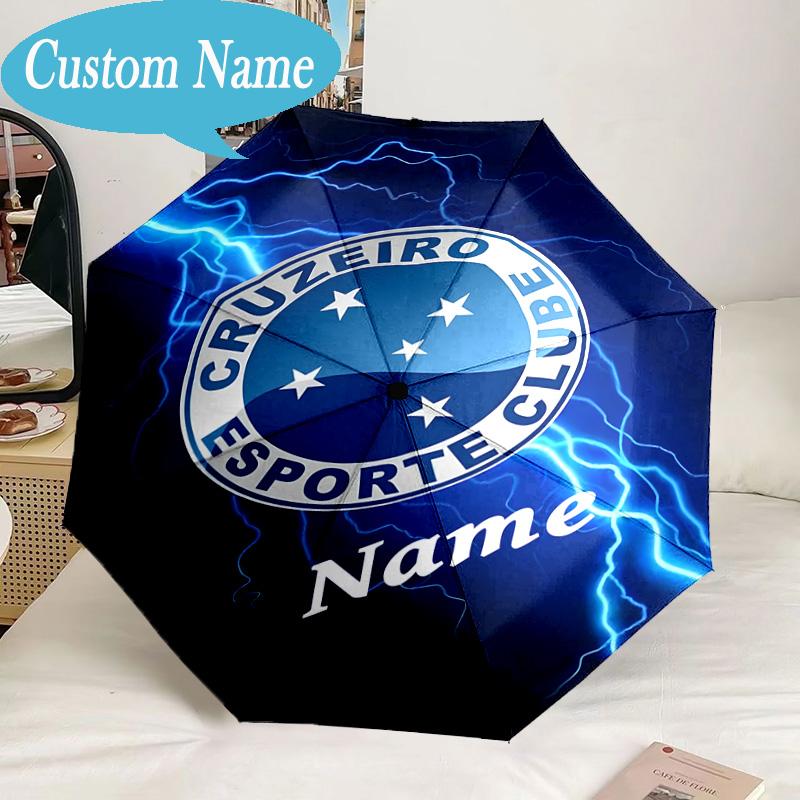 Custom Name Umbrella Cruzeiro Power Umbrella 8-Frame for Travel, Camping, Casual Lightweight Portable, Essential for Family Gifts