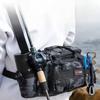 Fishing Gear Multi-Pocket Thickened Shoulder Bag Fishing Bait Line Box Storage Portable Fishing Rod Holder Outdoor Sports Bag
