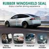 For Dodge Challenger Car Door Seal Strip Rubber Double Layer Sealing Protector Soundproof Seal Dustproof Seal Strip 12PCS