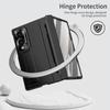 For Samsung Galaxy Z Fold 8 Ultra / 8 7 6 5 4 3 360 Full Protection Hinge Case Folding Cover Tempered Glass Film Stand PC Case