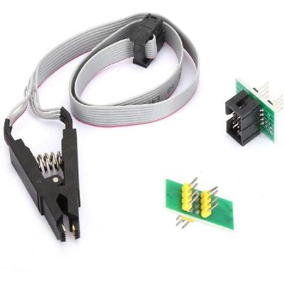 HiLetgo SOIC8 SOP8 Flash Chip IC Test Clip IC Socket Adapter 150MIL 205MIL BIOS/24/25/93