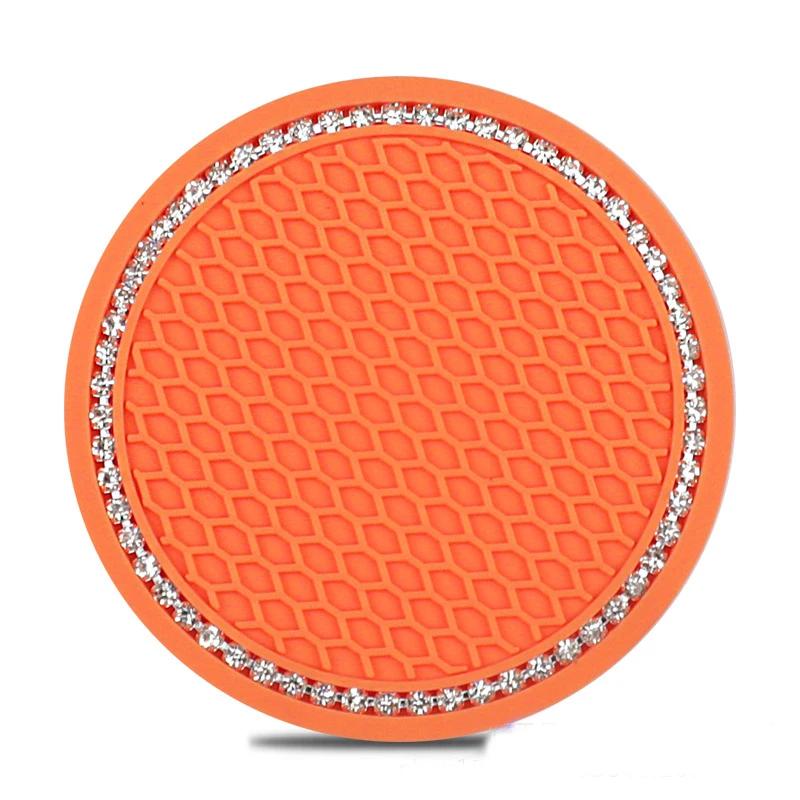 Car Coaster Water Cup Bottle Holder Anti-slip Pad Mat Silica Gel Waterproof For Interior Decoration Car Styling Accessories