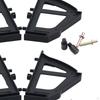 4 Pieces Hinges Shoes Drawer Hinge Turning Rack Accessories Household Flipping Frame