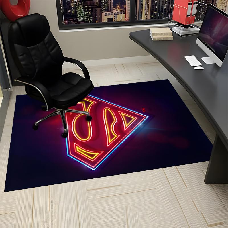 SUPERMAN Printed Carpet, Rug for Office Chair Living Room Bedroom Kitchen Room Decor Gifts.