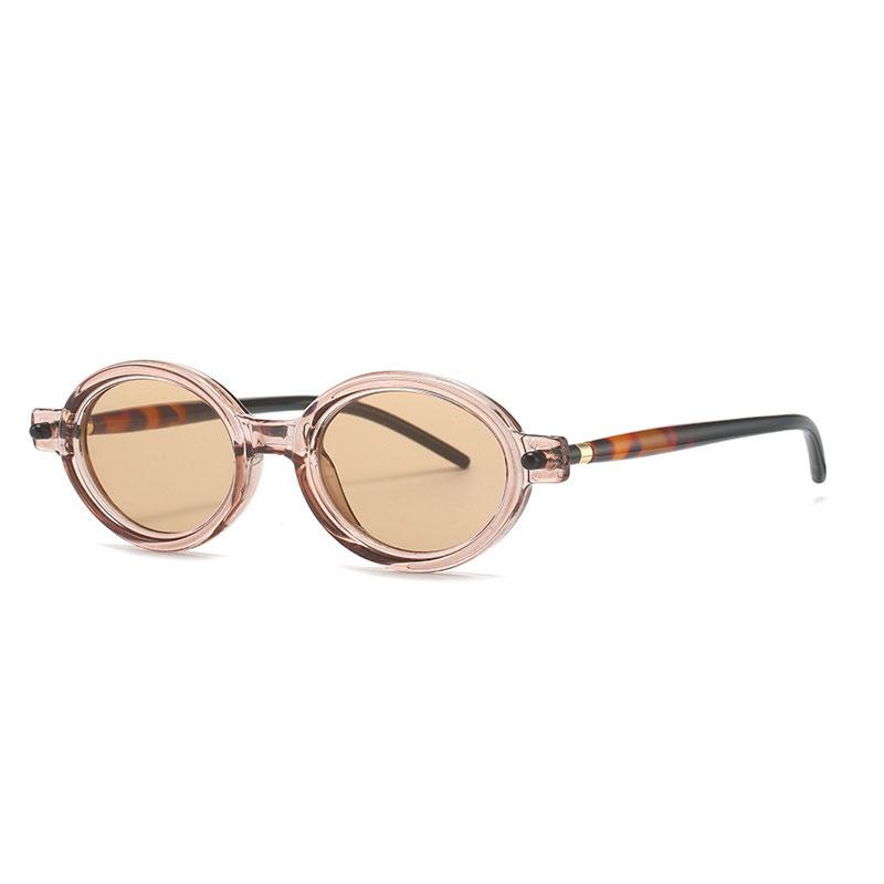 Fashion Oval Sunglasses For Men Women Retro Small Frame Punk Eyewear Luxury Brand Designer Sun Glasses