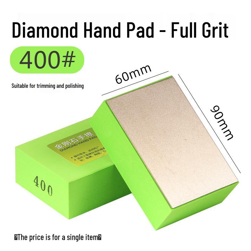 Diamond Hand Sanding Pad for Glass and Tile Edging