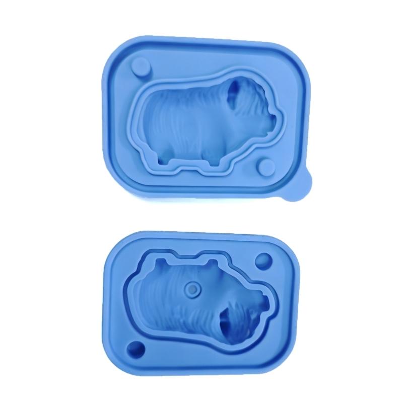 

Animal Ice Cubes Trays Rabbits Cattle Designs Sturdy Silicone Fast Freeze For Bartending Home Entertaining