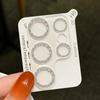 Samsung Galaxy S22 S23 S24 Plus / S22 S23 S24 Ultra Bling Ochranný prstenec objektivu fotoaparátu Tvrzené sklo